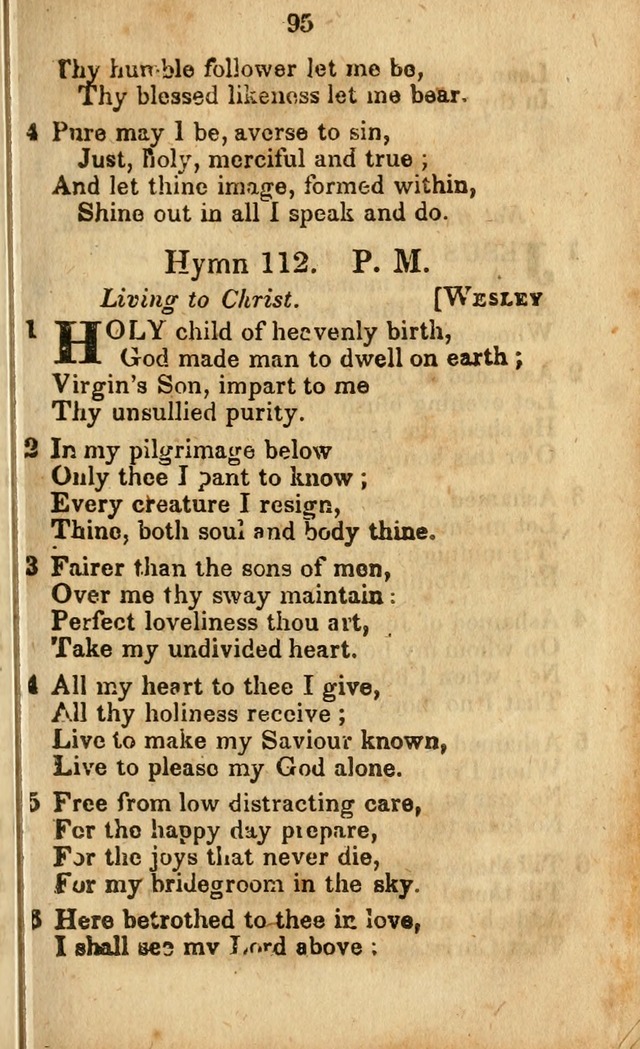 Selection of Hymns for the Sunday School Union of the Methodist Episcopal Church page 95