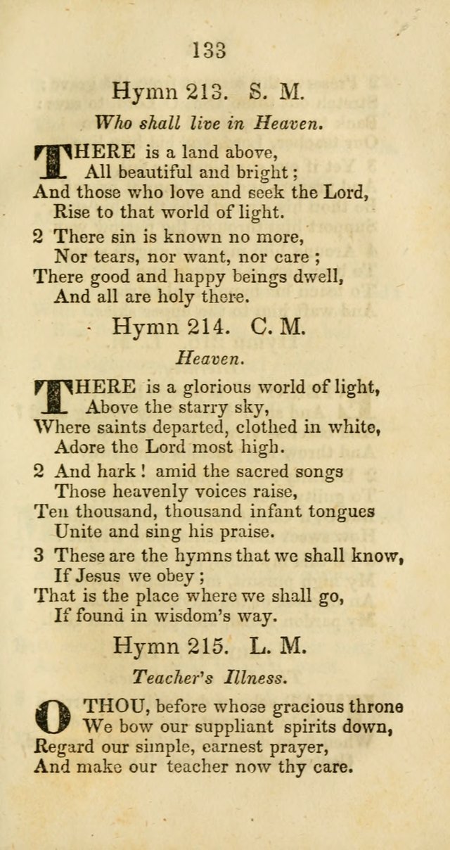 Selection of Hymns for the Sunday School Union of the Methodist Episcopal Church page 133