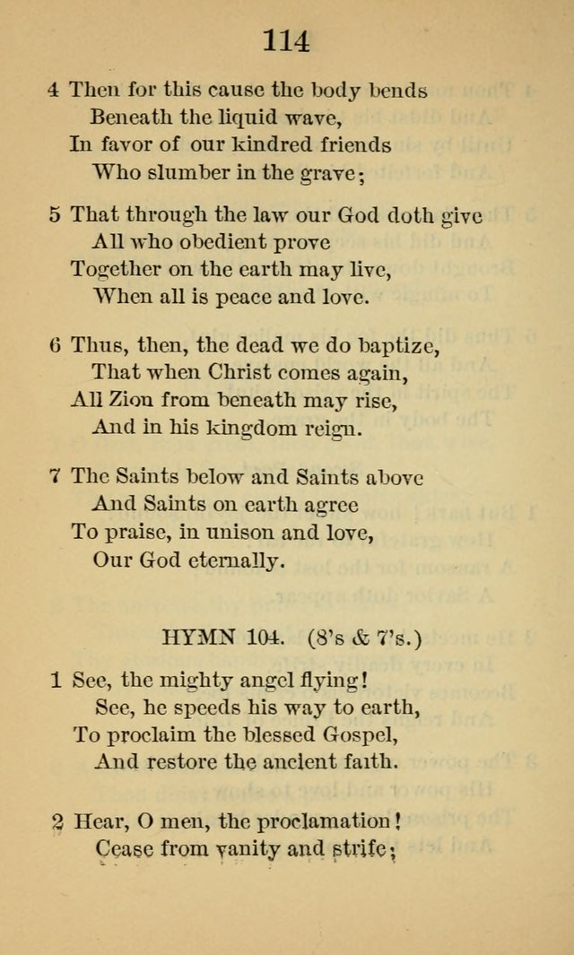 Sacred Hymns and Spiritual Songs, for the Church of Jesus Christ of Latter-Day Saints. (14th ed.) page 117