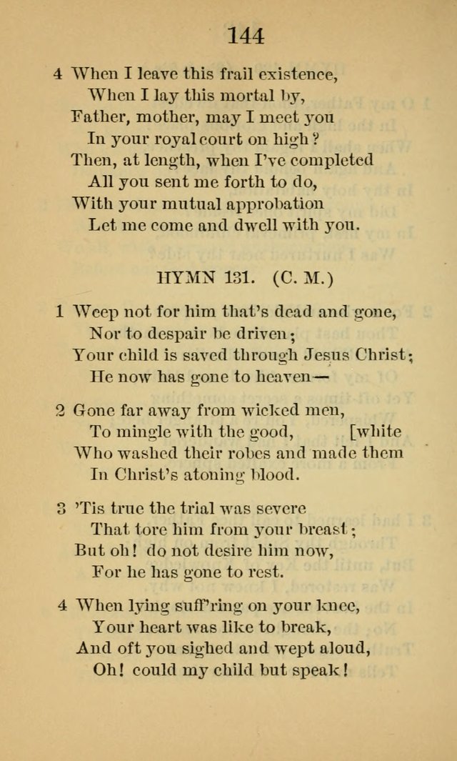 Sacred Hymns and Spiritual Songs, for the Church of Jesus Christ of Latter-Day Saints. (14th ed.) page 147