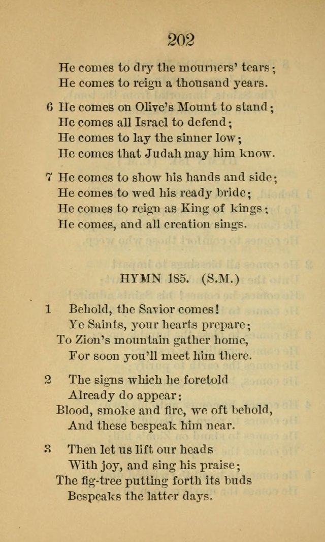 Sacred Hymns and Spiritual Songs, for the Church of Jesus Christ of Latter-Day Saints. (14th ed.) page 205