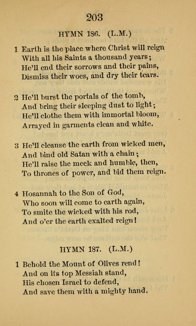 Sacred Hymns and Spiritual Songs, for the Church of Jesus Christ of Latter-Day Saints. (14th ed.) page 206