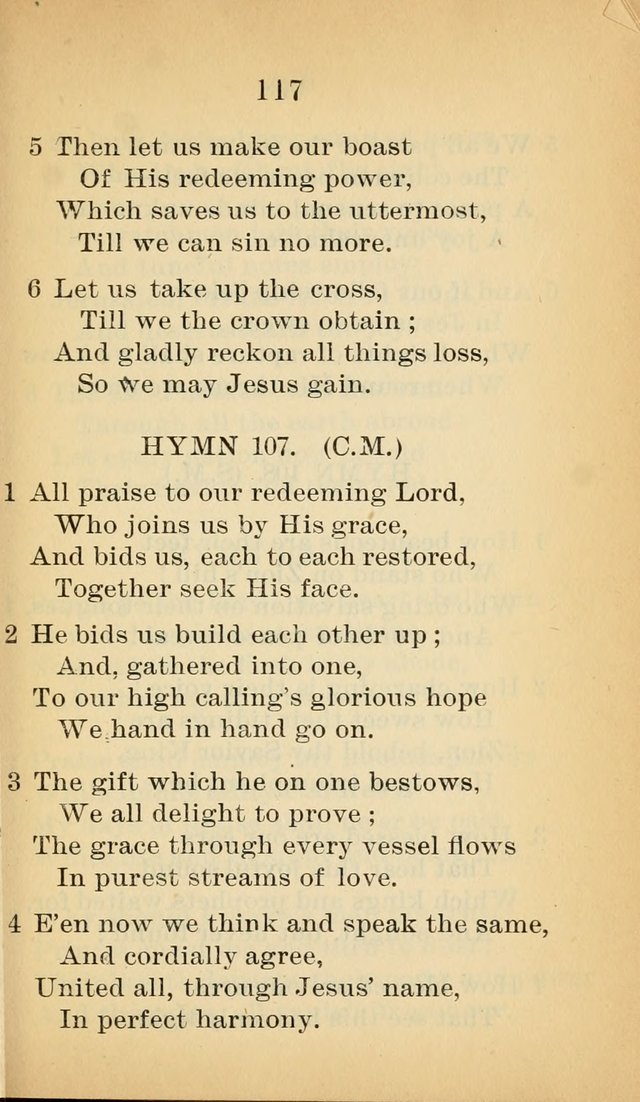 Sacred Hymns and Spiritual Songs for the Church of Jesus Christ of Latter-Day Saints (20th ed.) page 117