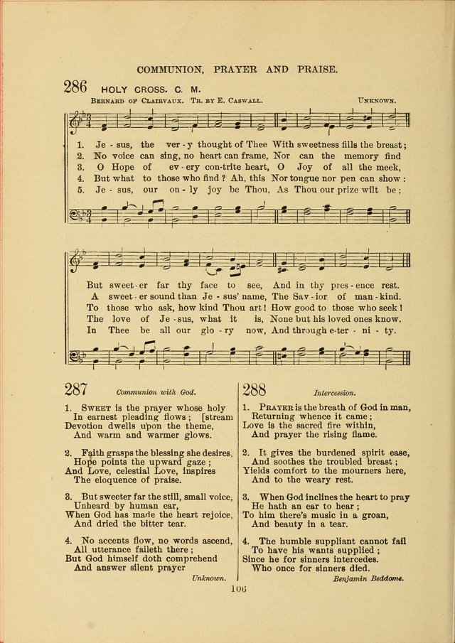Sacred Hymns and Tunes: designed to be used by the Wesleyan Methodist Connection (or Church) of America page 106