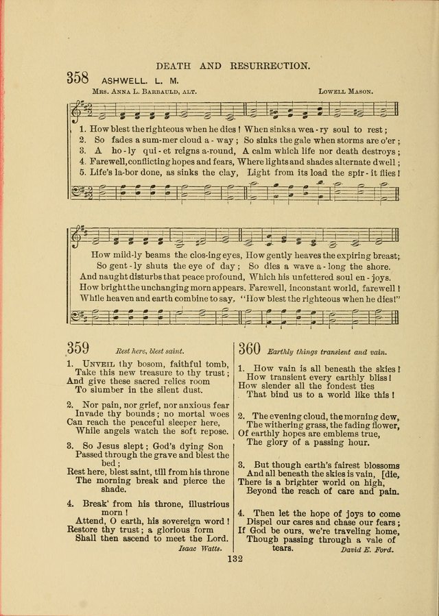 Sacred Hymns and Tunes: designed to be used by the Wesleyan Methodist Connection (or Church) of America page 132