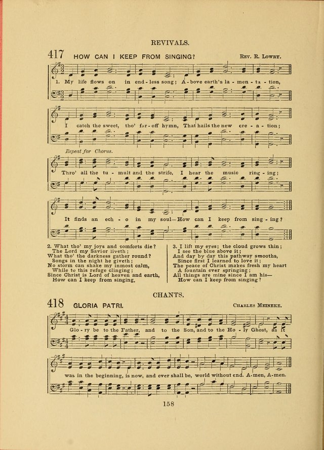 Sacred Hymns and Tunes: designed to be used by the Wesleyan Methodist Connection (or Church) of America page 158