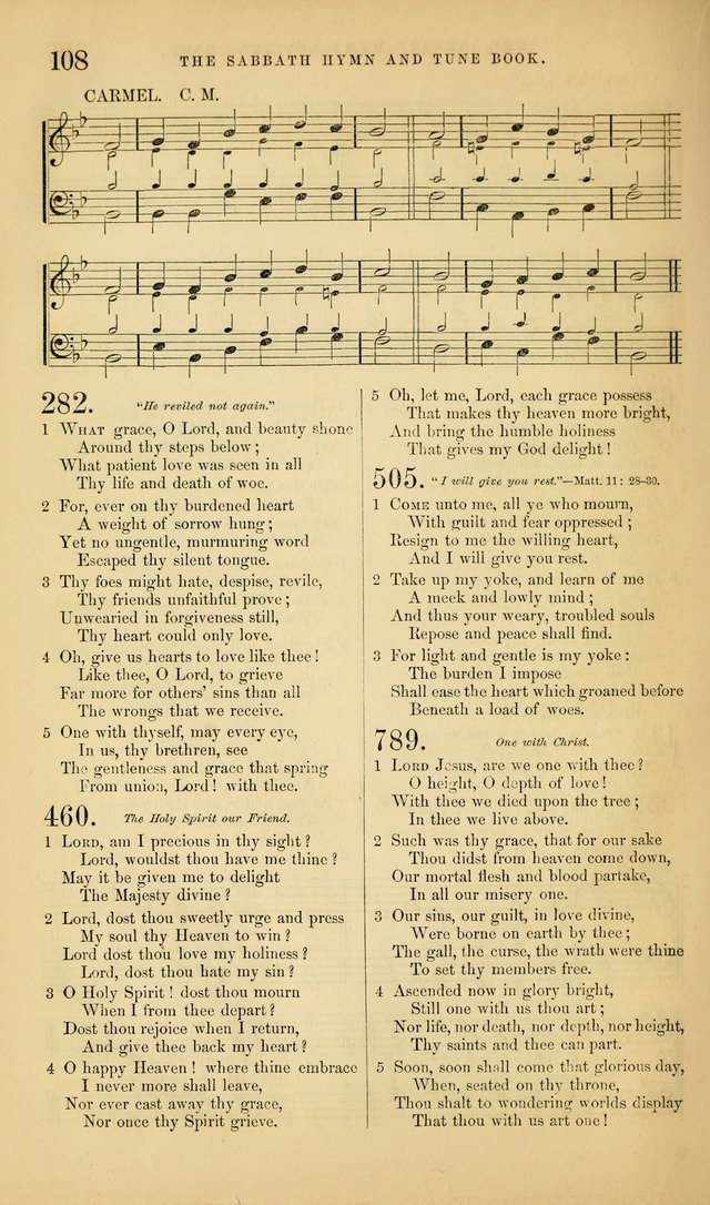 The Sabbath Hymn and Tune Book: for the service of song in the house of  the Lord page 110