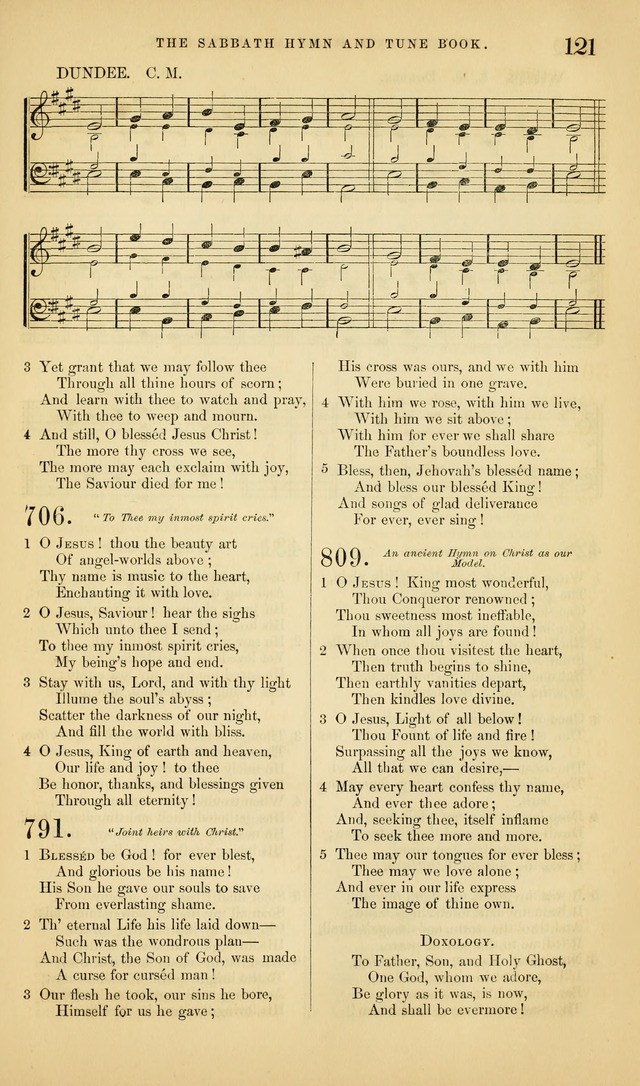 The Sabbath Hymn and Tune Book: for the service of song in the house of  the Lord page 123