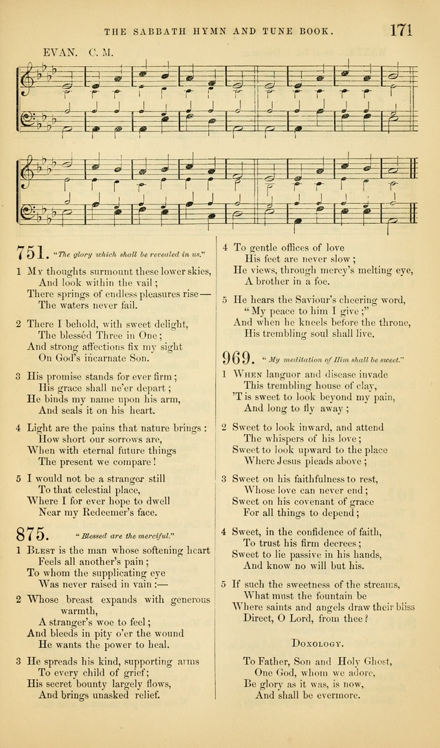 The Sabbath Hymn and Tune Book: for the service of song in the house of  the Lord page 173