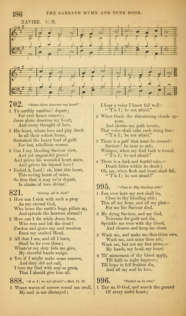 The Sabbath Hymn and Tune Book: for the service of song in the house of  the Lord page 188