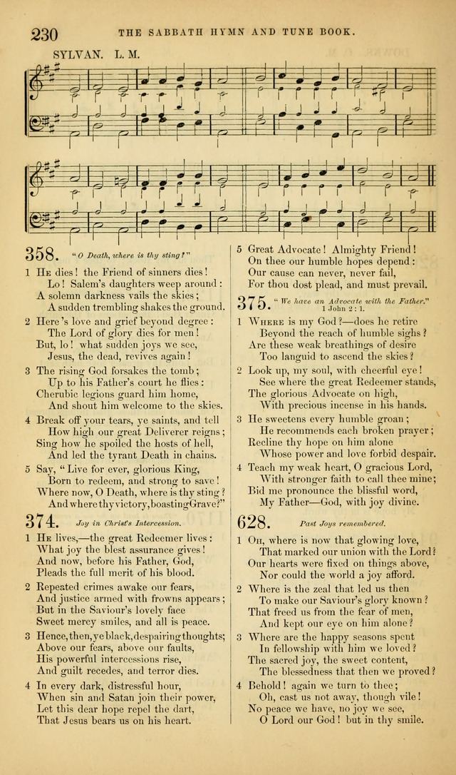The Sabbath Hymn and Tune Book: for the service of song in the house of  the Lord page 232