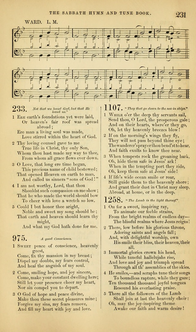 The Sabbath Hymn and Tune Book: for the service of song in the house of  the Lord page 233