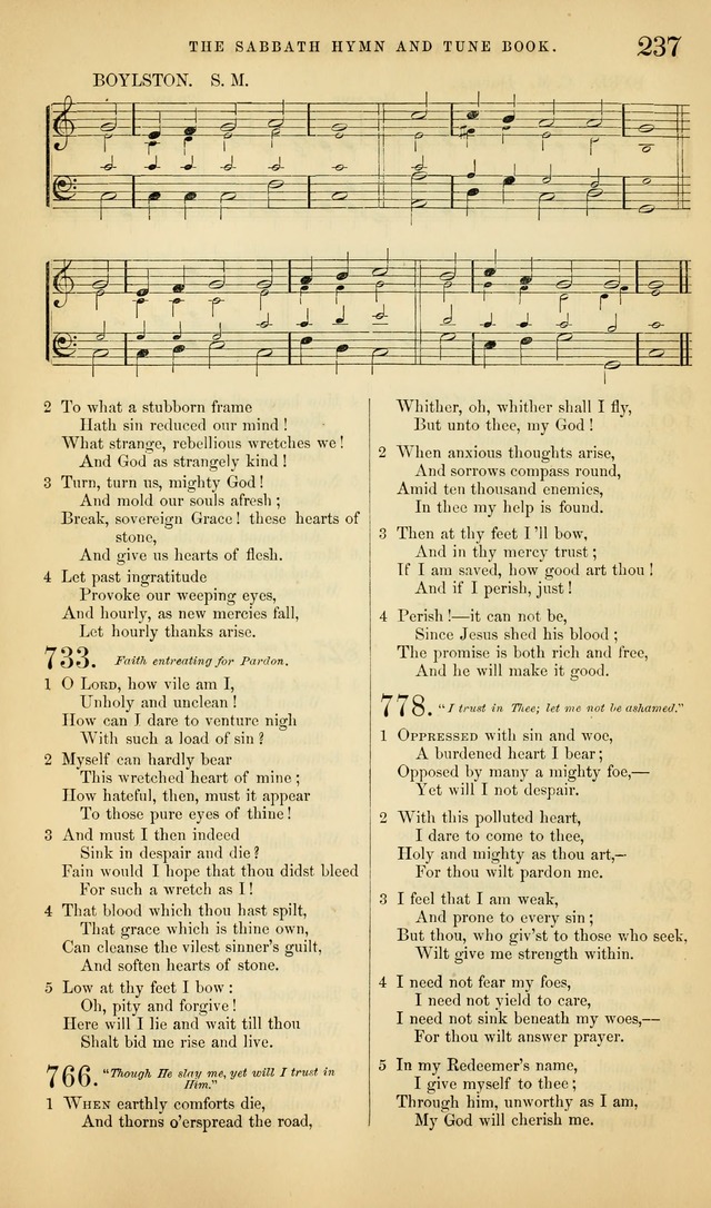 The Sabbath Hymn and Tune Book: for the service of song in the house of  the Lord page 239