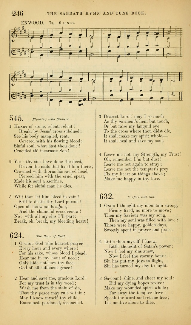 The Sabbath Hymn and Tune Book: for the service of song in the house of  the Lord page 248