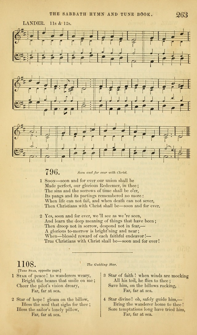The Sabbath Hymn and Tune Book: for the service of song in the house of  the Lord page 265