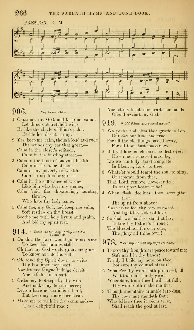The Sabbath Hymn and Tune Book: for the service of song in the house of  the Lord page 268