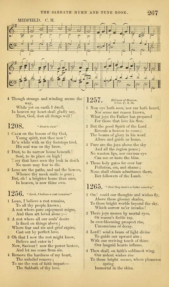 The Sabbath Hymn and Tune Book: for the service of song in the house of  the Lord page 269