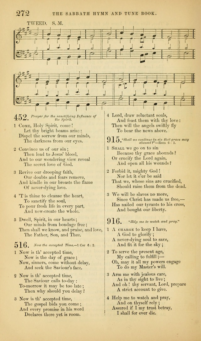 The Sabbath Hymn and Tune Book: for the service of song in the house of  the Lord page 274