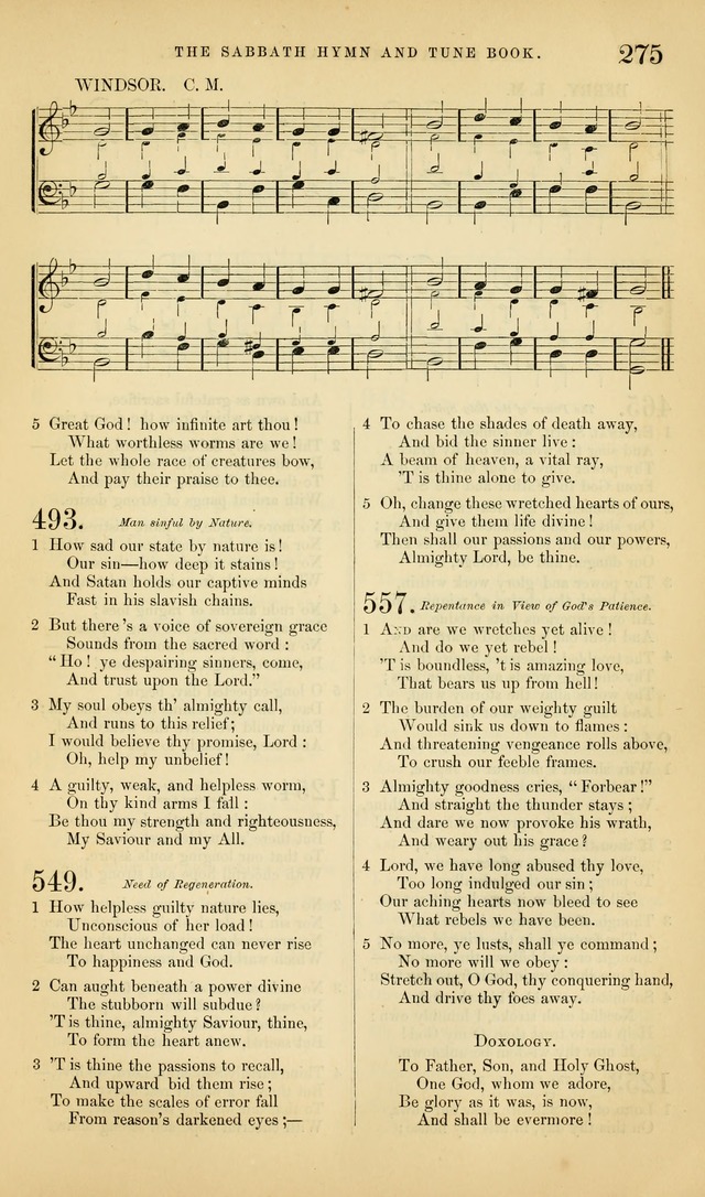 The Sabbath Hymn and Tune Book: for the service of song in the house of  the Lord page 277