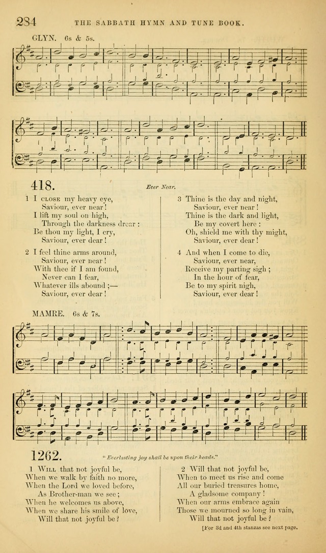 The Sabbath Hymn and Tune Book: for the service of song in the house of  the Lord page 286