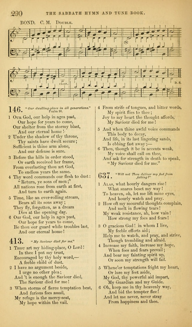 The Sabbath Hymn and Tune Book: for the service of song in the house of  the Lord page 292