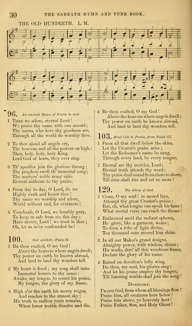 The Sabbath Hymn and Tune Book: for the service of song in the house of  the Lord page 32