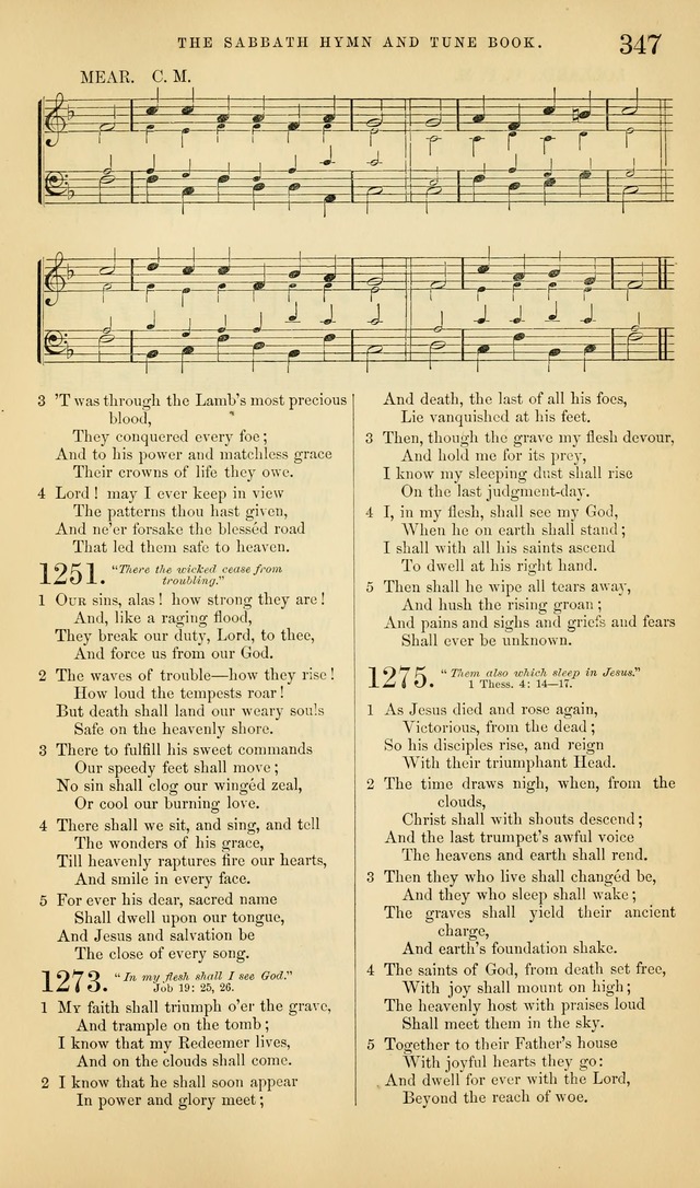 The Sabbath Hymn and Tune Book: for the service of song in the house of  the Lord page 349