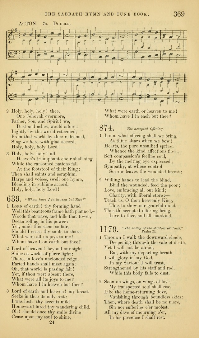 The Sabbath Hymn and Tune Book: for the service of song in the house of  the Lord page 371