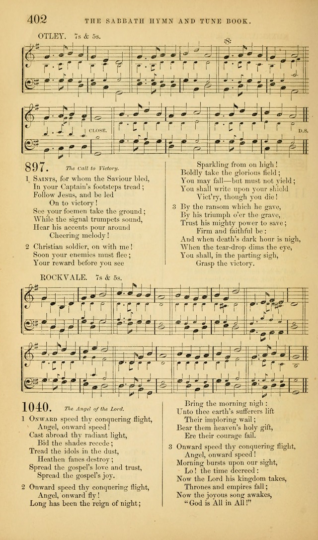 The Sabbath Hymn and Tune Book: for the service of song in the house of  the Lord page 404