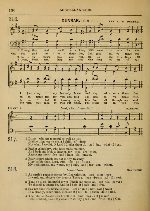 Social Hymns and Tunes, for the Conference and Prayer Meeting, and the Home with services and prayers page 132