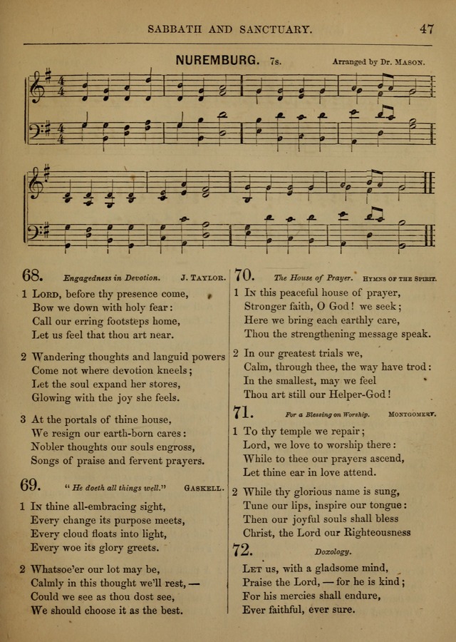 Social Hymns and Tunes, for the Conference and Prayer Meeting, and the Home with services and prayers page 43