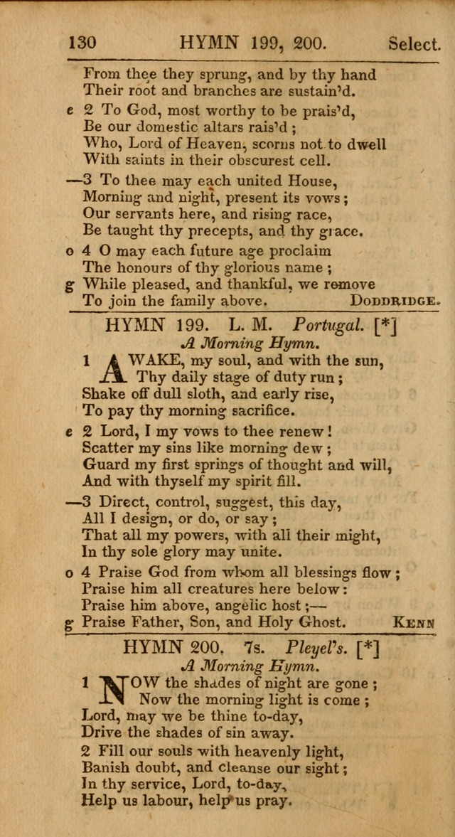 Select Hymns: the third part of Christian Psalmody; with directions for musical expression (Stereotype ed.) page 130