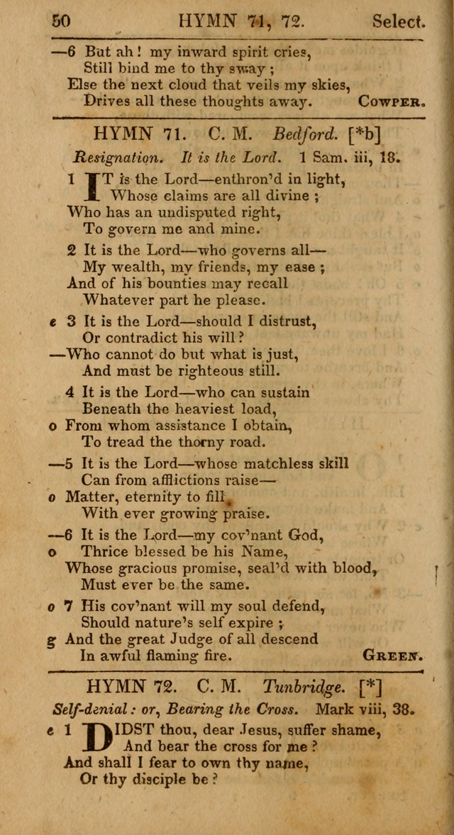 Select Hymns, The Third Part of Christian Psalmody. 3rd ed. page 50