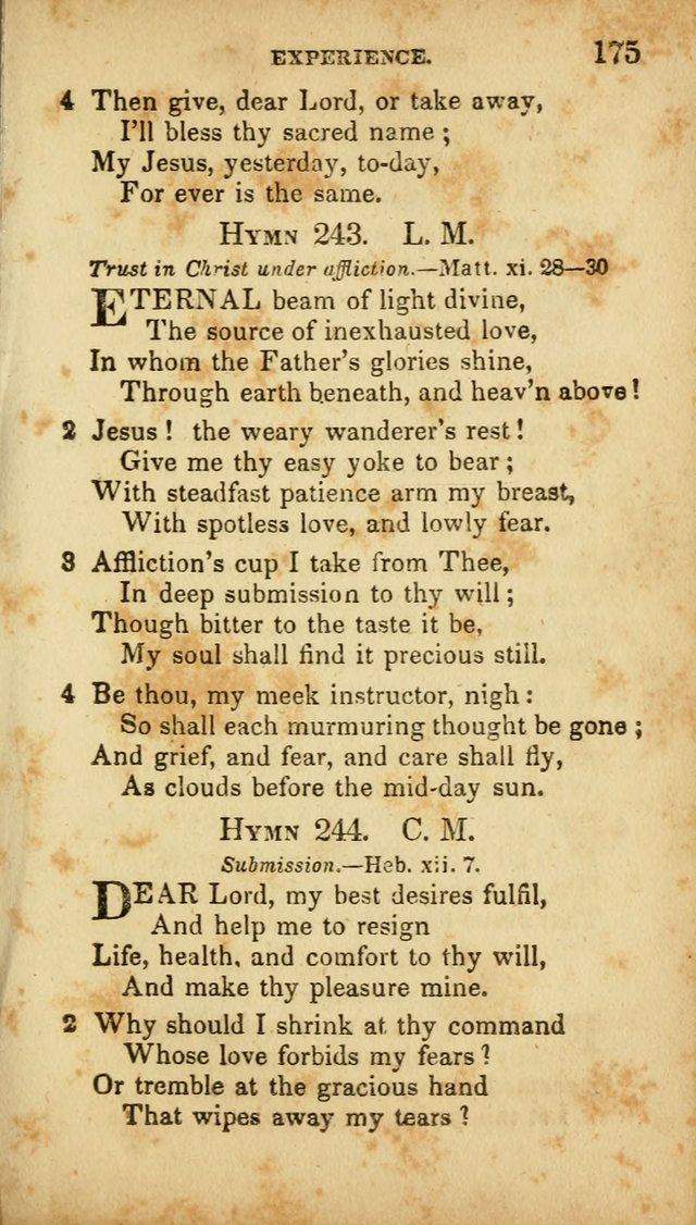 A Selection of Hymns for the Use of Social Religious Meetings and for Private Devotions. 7th ed. page 175