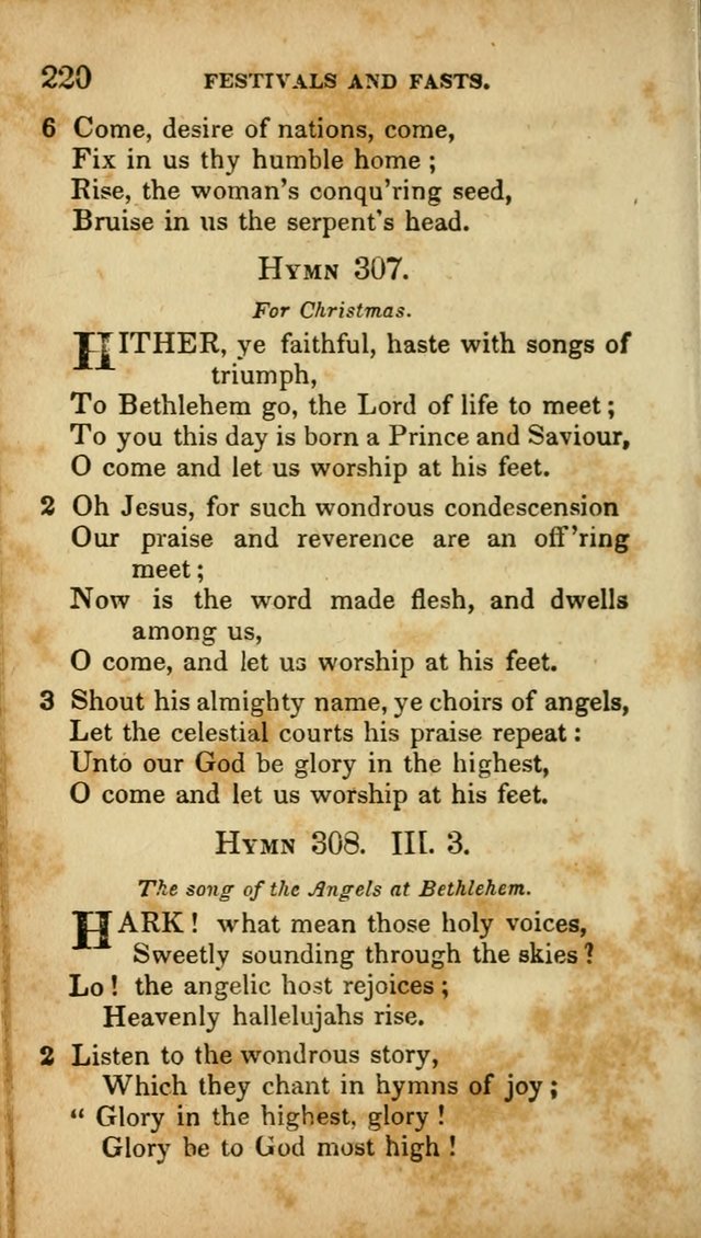 A Selection of Hymns for the Use of Social Religious Meetings and for Private Devotions. 7th ed. page 220
