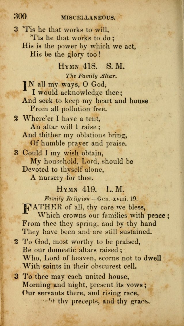 A Selection of Hymns for the Use of Social Religious Meetings and for Private Devotions. 7th ed. page 300