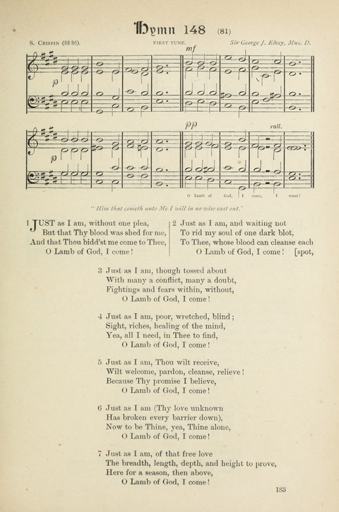 The Scottish Hymnal: (Appendix incorporated) with tunes for use in churches page 185