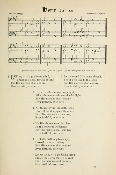 The Scottish Hymnal: (Appendix incorporated) with tunes for use in churches page 19