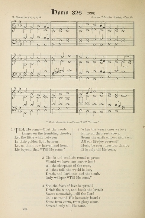 The Scottish Hymnal: (Appendix incorporated) with tunes for use in churches page 416