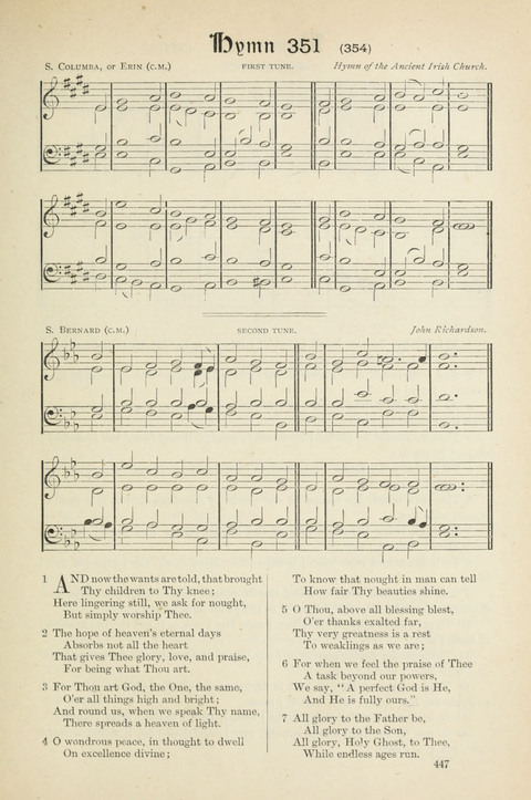 The Scottish Hymnal: (Appendix incorporated) with tunes for use in churches page 449