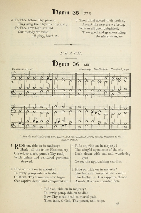 The Scottish Hymnal: (Appendix incorporated) with tunes for use in churches page 47