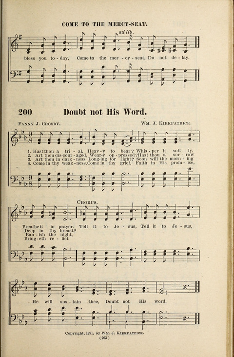 Songs of Joy and Gladness No. 2 page 203