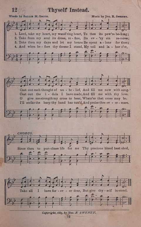 Songs of Joy and Gladness with Supplement page 11