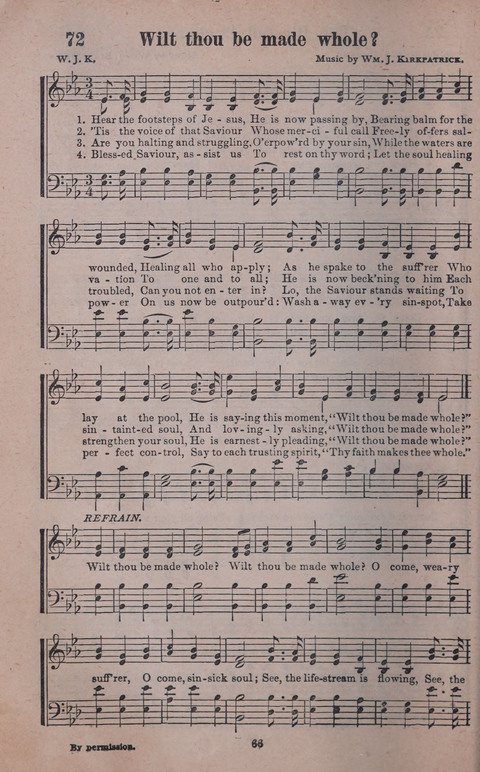 Songs of Joy and Gladness with Supplement page 66
