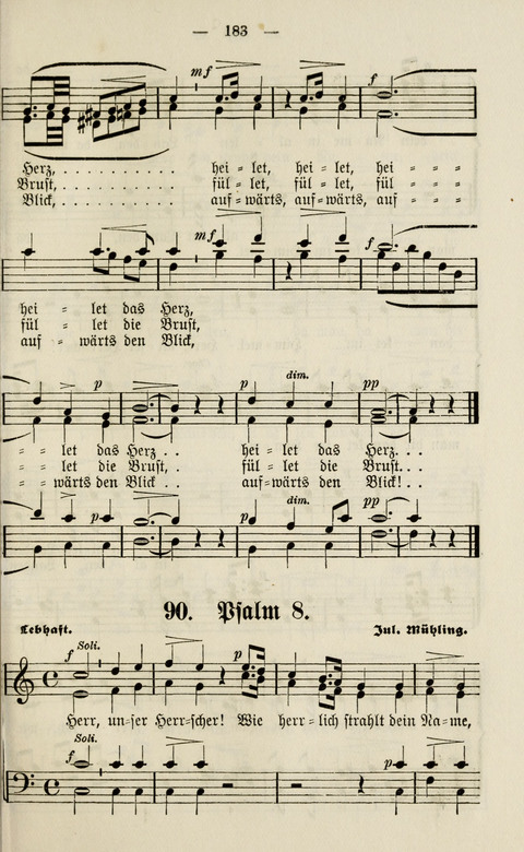 Sammlung Kirchlicher Lieder: für den Gemischten Chor. Liederbuch für Kirche, Schule und Haus page 183