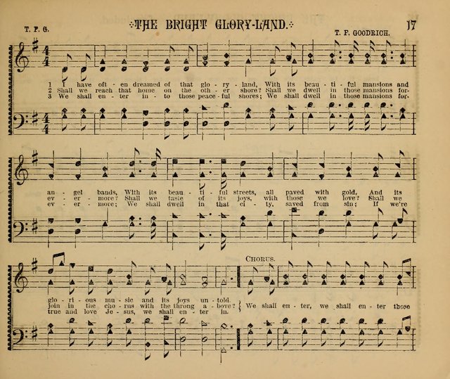 The Shining Light: a varied collection of sacred songs for Sabbath-schools, social meetings and the home circle page 17