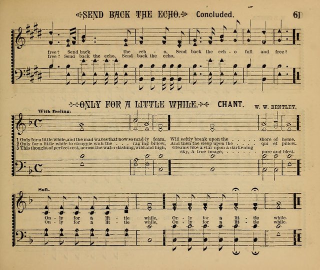 The Shining Light: a varied collection of sacred songs for Sabbath-schools, social meetings and the home circle page 61