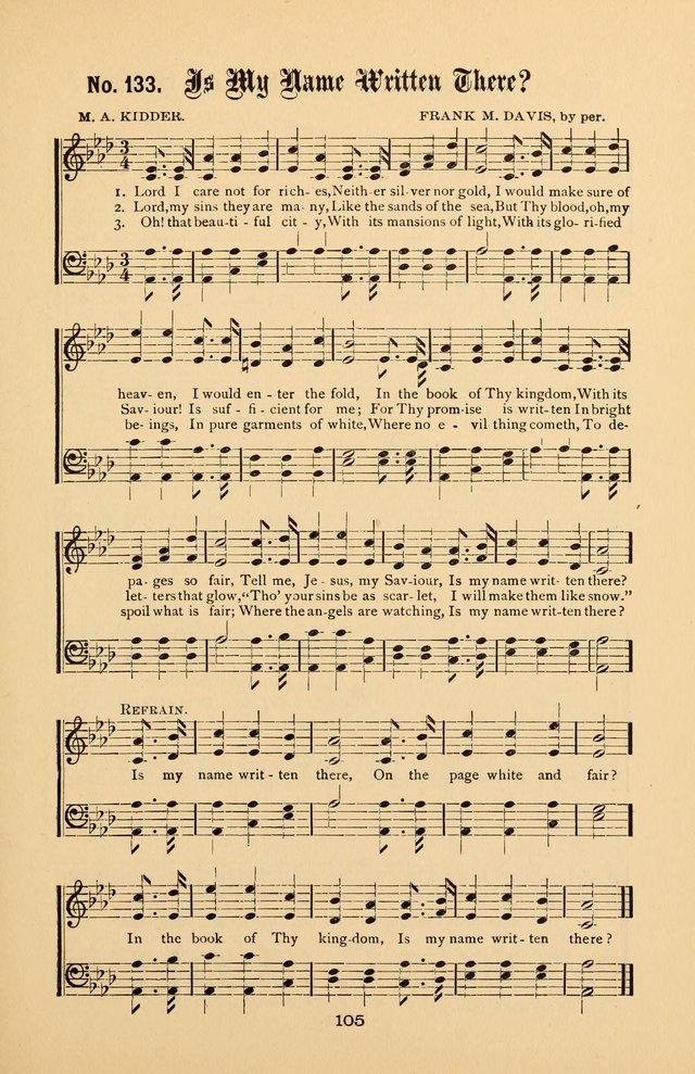 Song-Land Messenger Complete: a new song book for use in all public gatherings where select music is desired page 108