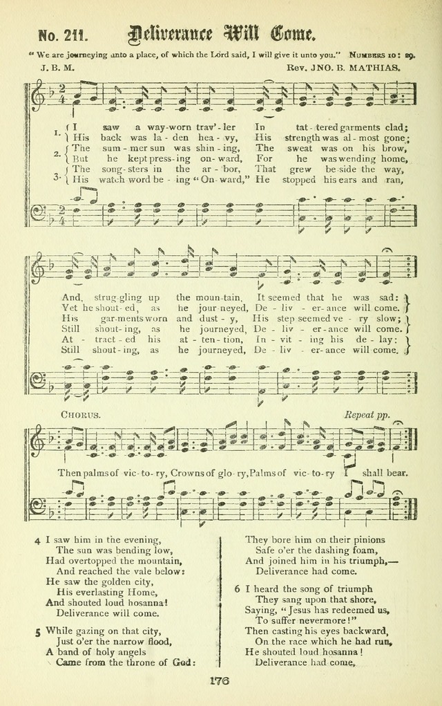 Song-Land Messenger Complete: a new song book for revivals, praise and prayer meetings, singing and Sunday schools, and churches, and for the home circle page 185