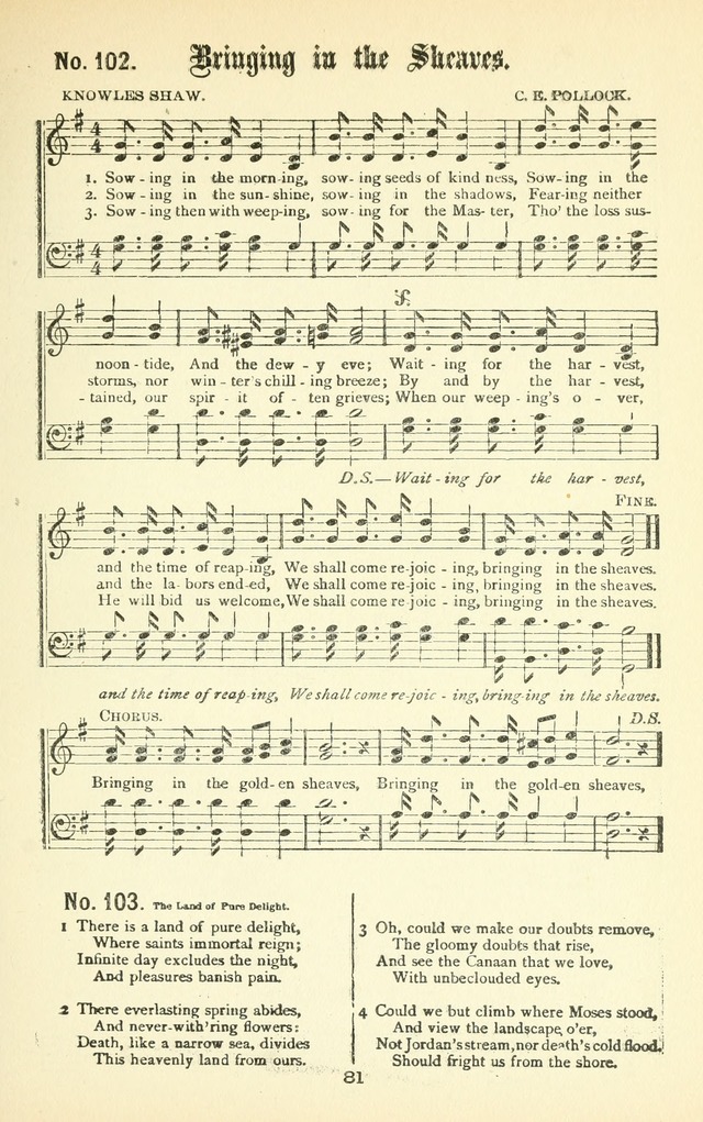 Song-Land Messenger Complete: a new song book for revivals, praise and prayer meetings, singing and Sunday schools, and churches, and for the home circle page 90
